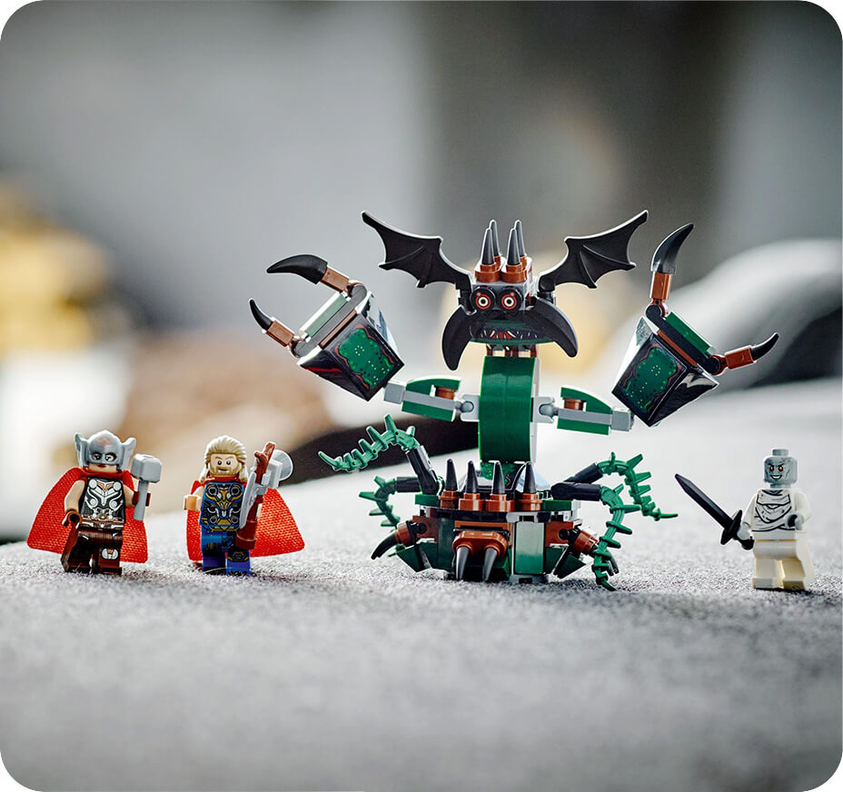 Klocki LEGO Super Heroes 76207 Atak na Nowy Asgard